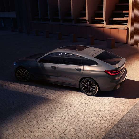 Vanjština BMW-a serije 6 Gran Turismo G32 2020 BMW serije 6 Gran Turismo 640i xDrive G32 2020 Bernina Grey prikaz iz ptičje perspektive