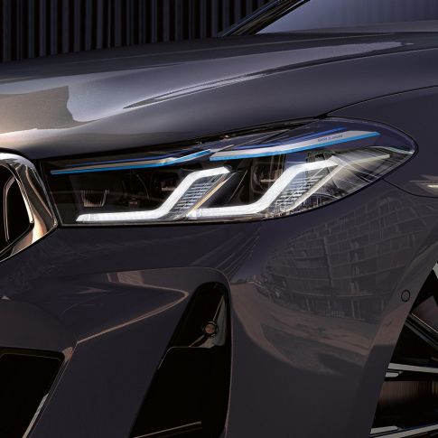 BMW Laserlicht BMW 6 Series Gran Turismo G32 2020 BMW Laserlicht BMW 6 Series Gran Turismo 640i xDrive G32 2020 Bernina Grey detalj sprijeda