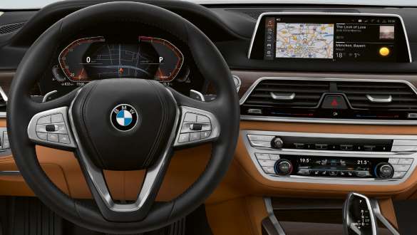 BMW serije 7 Limuzina: BMW Live Cockpit Professional BMW serije 7 Limuzina: prikaz prikazuje BMW Live Cockpit Professional