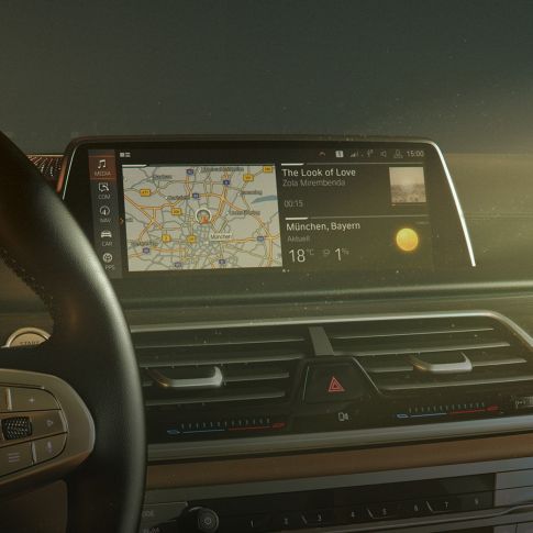 BMW Operating System 7.0 BMW serije 7 Limuzina: BMW Operating System 7.0 na kontrolnom zaslonu