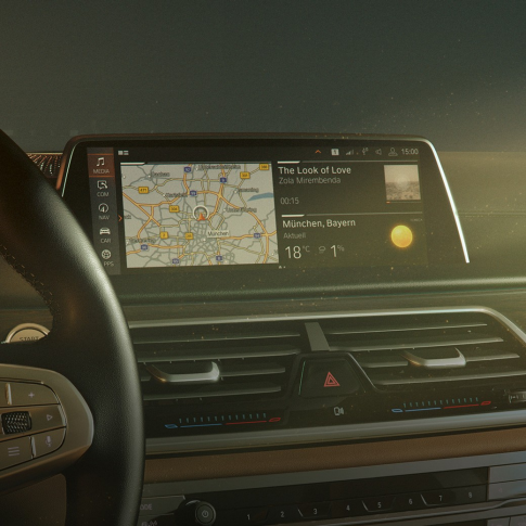 BMW Operating System 7.0 BMW serije 7 Limuzina: BMW Operating System 7.0 na kontrolnom zaslonu