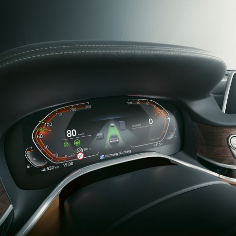 BMW serije 7 Limuzina: BMW Live Cockpit Professional BMW serije 7 limuzina: detaljan prikaz opcije BMW Live Cockpit Professional