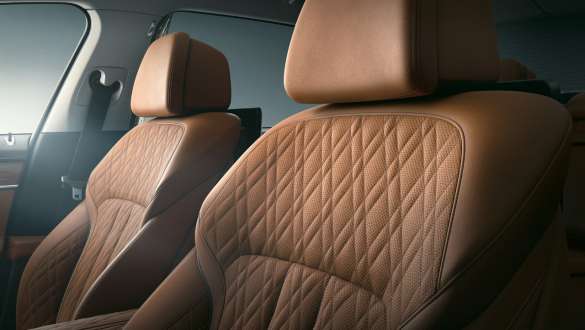 BMW serije 7 limuzina G11 G12 2019 kožna unutrašnjost Nappa BMW serije 7 limuzina G11 G12 2019 kožna unutrašnjost pogled izbliza