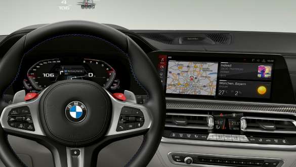 BMW X5 M automobili s opcijom BMW Live Cockpit Professional Unutrašnjost s opcijom BMW Live Cockpit Professional BMW-a X5 M Automobila F95