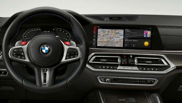 BMW X6 M Automobili s opcijom BMW Live Cockpit Professional Unutrašnjost s opcijom BMW Live Cockpit Professional BMW-a X6 M Automobila F96 SUV 2020
