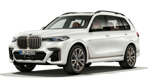 BMW X7 M automobil sa M Aerodynamics paket G07 2019 BMW X7 M automobil sa M Aerodynamics paket G07 2019 tročetvrtinski pogled s boka