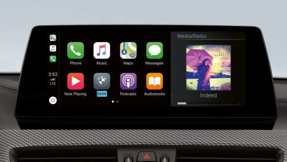 Opcija Apple CarPlay® BMW-a X2 F39 Unutrašnjost s opcijom Apple CarPlay® BMW-a X2 2018 F39
