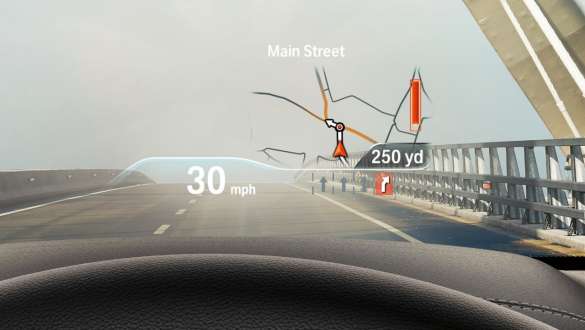 BMW Head-Up Display BMW X4 BMW Head-Up Display BMW X4 G02 2018 vjetrobransko staklo