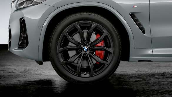 BMW X4 G02 BMW lakometalni kotač 2021 BMW X4 G02 20-inčni BMW lakometalni kotač Y-spoke stil 695 u Jetblack mat, ljetni komplet kotača 2021