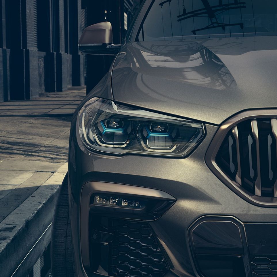 BMW Laserlight. Detaljan prikaz BMW-a X6 s fokusom na Laserlight.