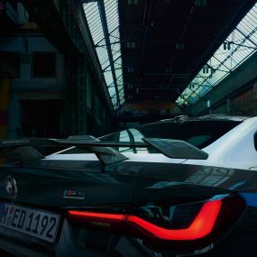 M4 G82 straga krupni plan BMW M Performance dijelovi BMW M4 G82 straga krupni plan