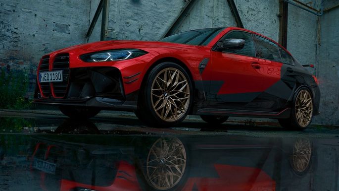 BMW M3 G80 tročetvrtinski prednji prikaz BMW M Performance dijelovi BMW M3 G80 tročetvrtinski prednji prikaz