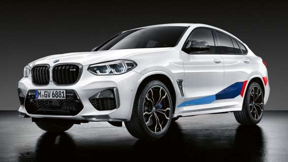 M Performance dijelovi BMW X4 M F98 M Performance dijelovi BMW X4 M F98 tročetvrtinski prednji prikaz