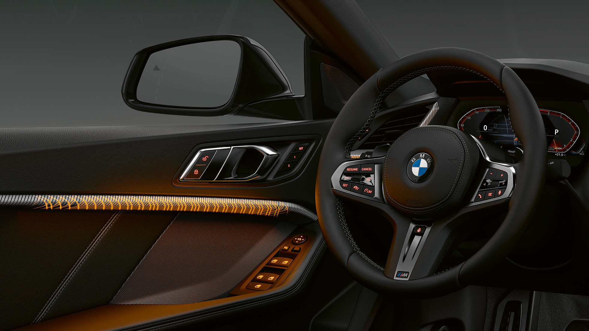 Osvjetljene unutarnje letvice BMW serije 2 Gran Coupé Osvjetljene unutarnje letvice BMW serije 2 Gran Coupé F44 unutrašnjost