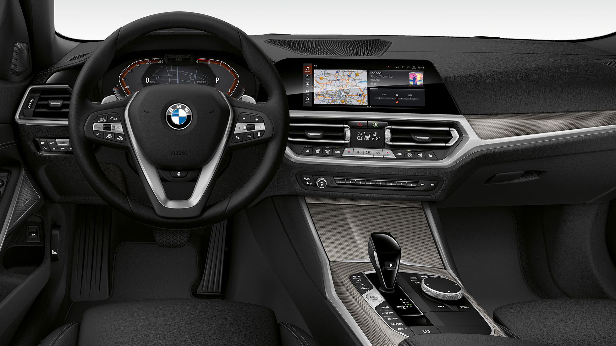 Kokpit modela Sport Line BMW serije 3 Touring, kokpit modela Sport Line