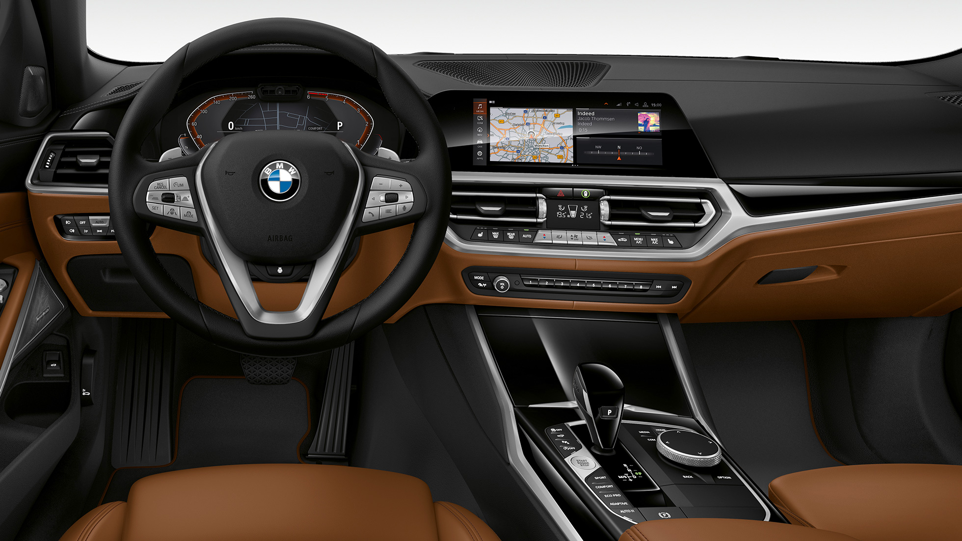 Kokpit modela Luxury Line BMW serije 3 Touring, kokpit modela Luxury Line