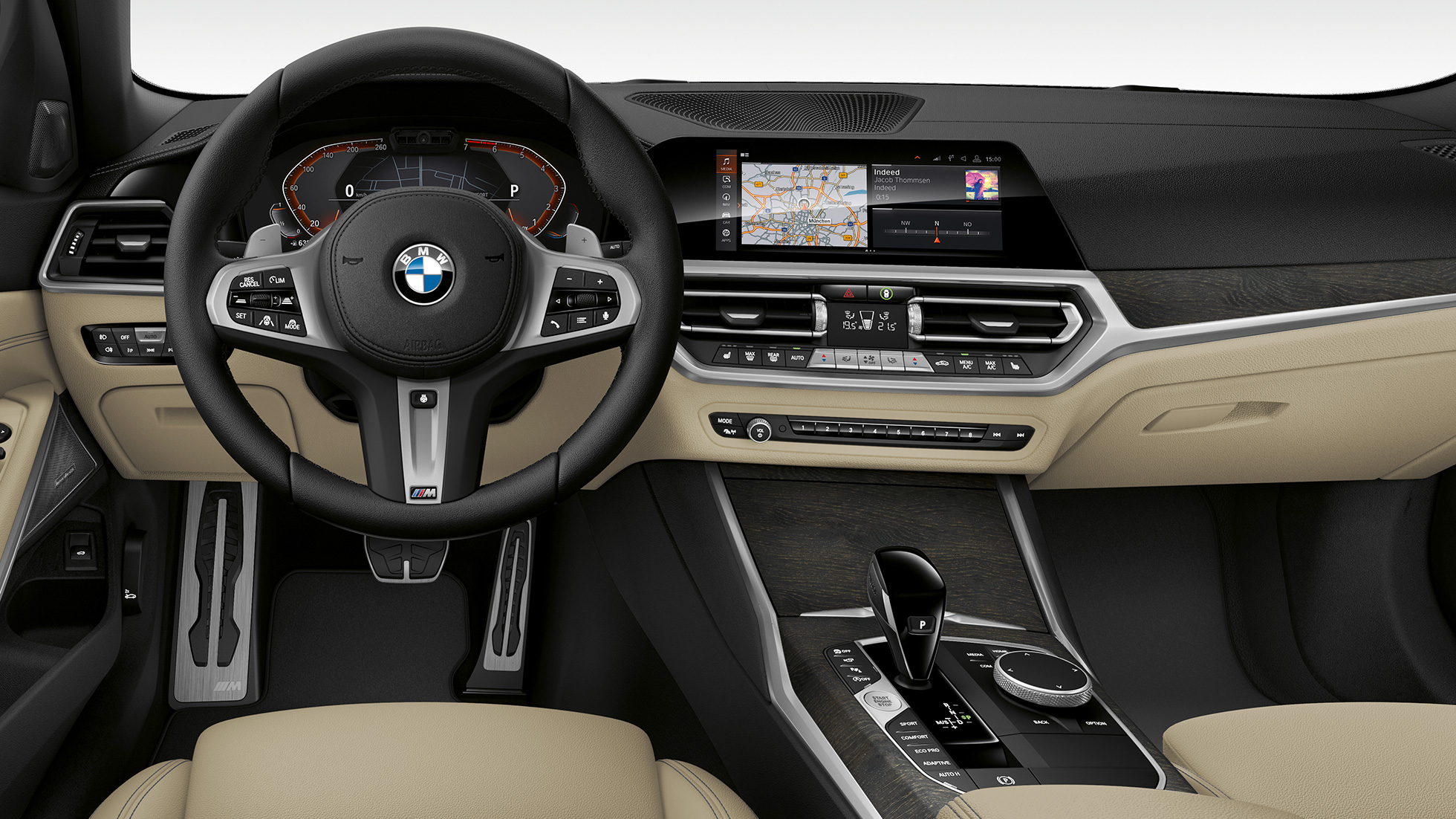Kokpit modela M Sport BMW serije 3 Touring, kokpit modela M Sport