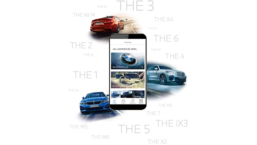 BMW Brochure App BMW Brochure App na pametnom telefonu