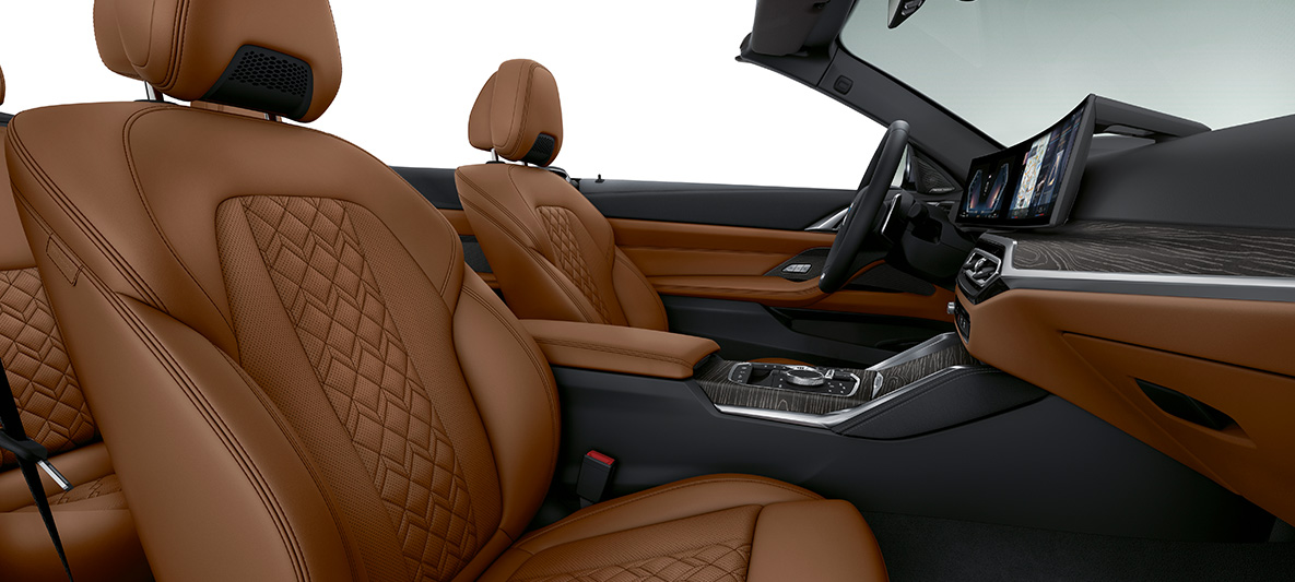 BMW Individual puna koža 'Merino' Tartufo BMW serije 4 Cabrio Individual 2020 G23 unutrašnjost BMW Individual puna koža 'Merino' Tartufo BMW serije 4 Cabrio Individual G23 2020 unutrašnjost