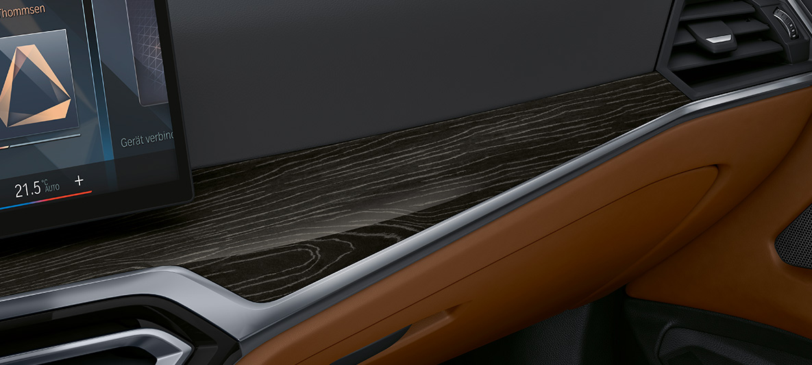 BMW Individual letvice 'Fineline' Black sa srebrnim efektom otvorenih pora i završnom obradom Pearl Chrome BMW serije 4 Cabrio Individual G23 2020 unutrašnjost BMW Individual letvice 'Fineline' Black sa srebrnim efektom otvorenih pora i završnom obradom Pearl Chrome BMW serije 4 Cabrio Individual G23 2020 unutrašnjost