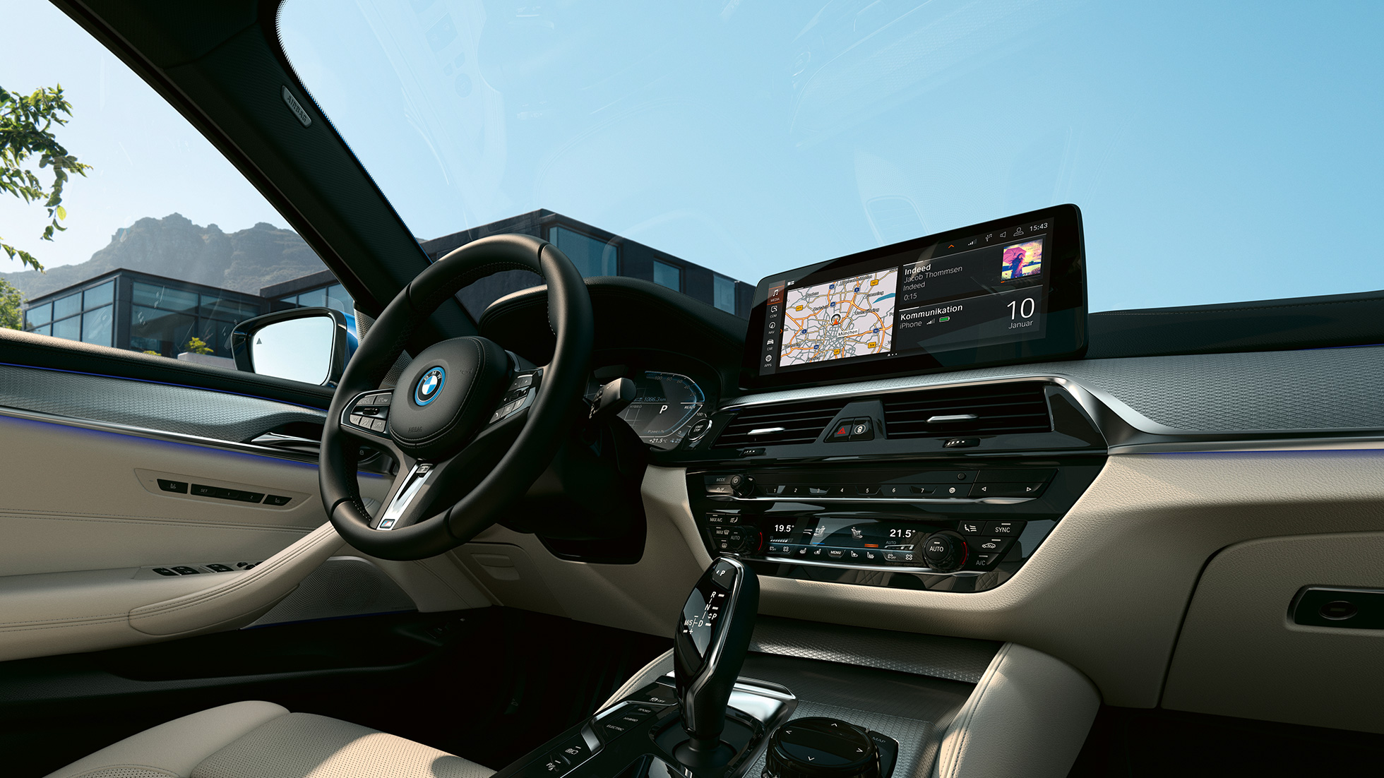 Unutrašnjost BMW serije 5 limuzina G30 BMW serije 5 limuzina G30 Facelift 2020 unutrašnjost