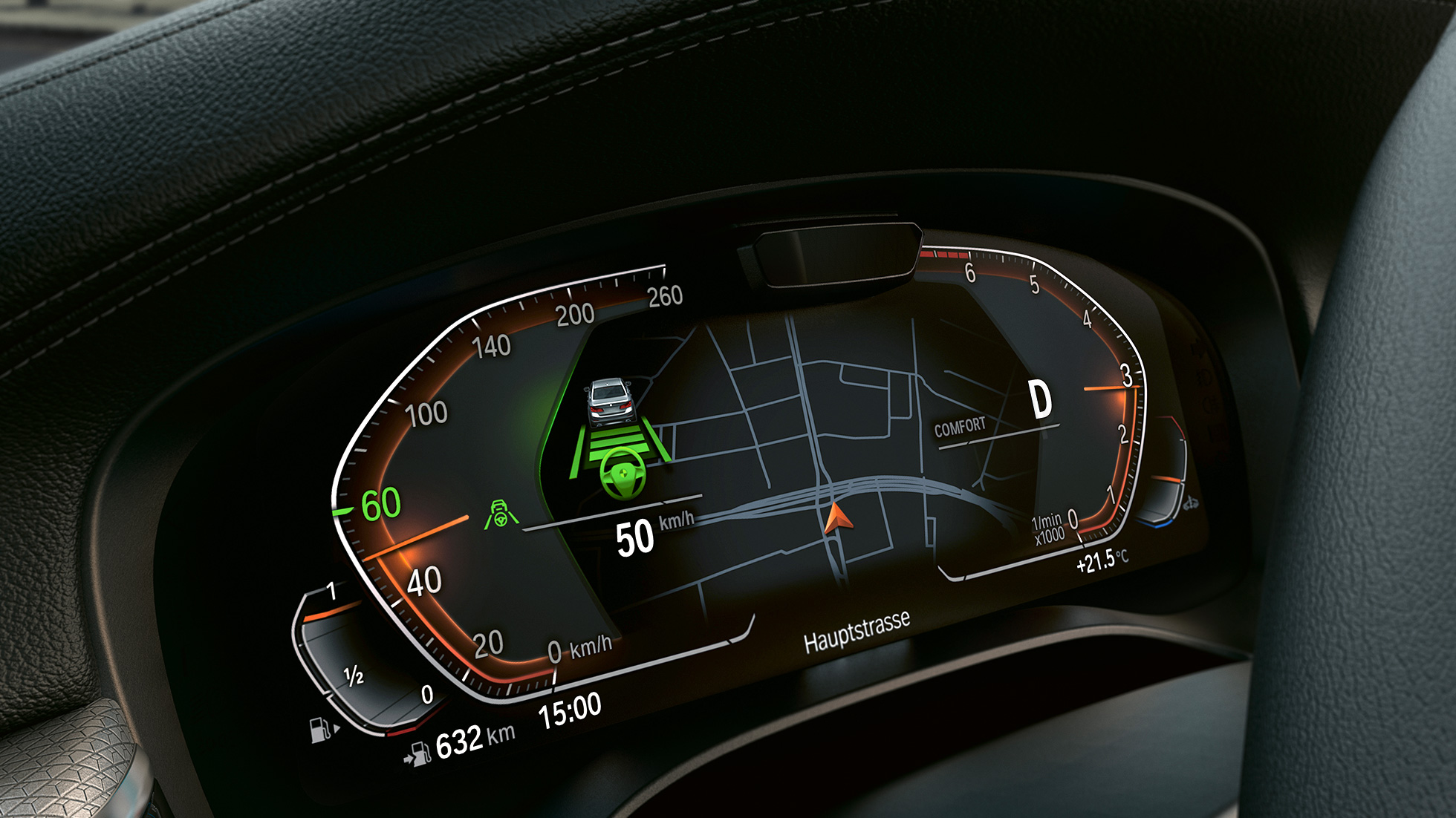 BMW Personal CoPilot BMW serije 5 limuzina G30 BMW Personal CoPilot BMW serije 5 limuzina G30 2020 Control Display unutrašnjost