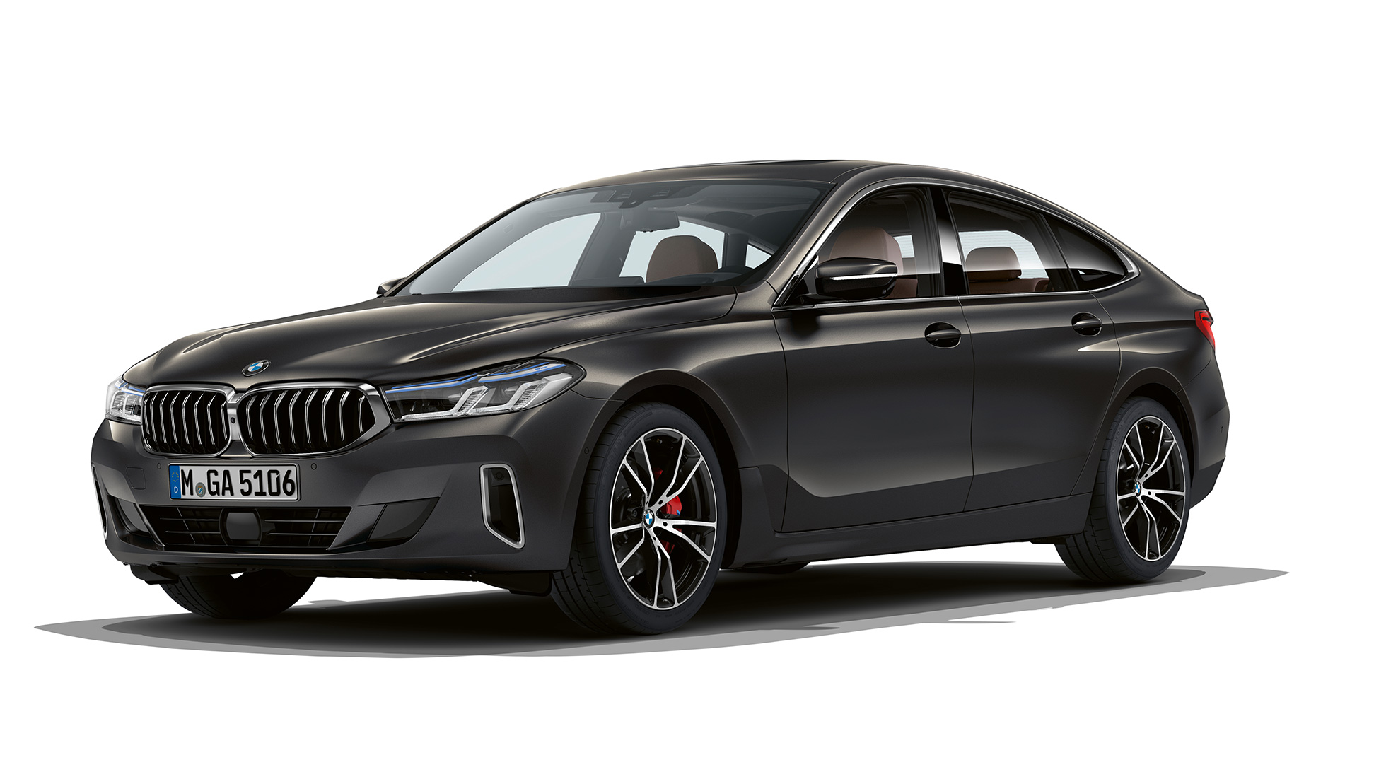BMW serije 6 Gran Turismo Luxury Line G32 2020 BMW serije 6 Gran Turismo G32 640d xDrive 2020 Luxury Line Dravit Grey tročetvrtinski prednji prikaz