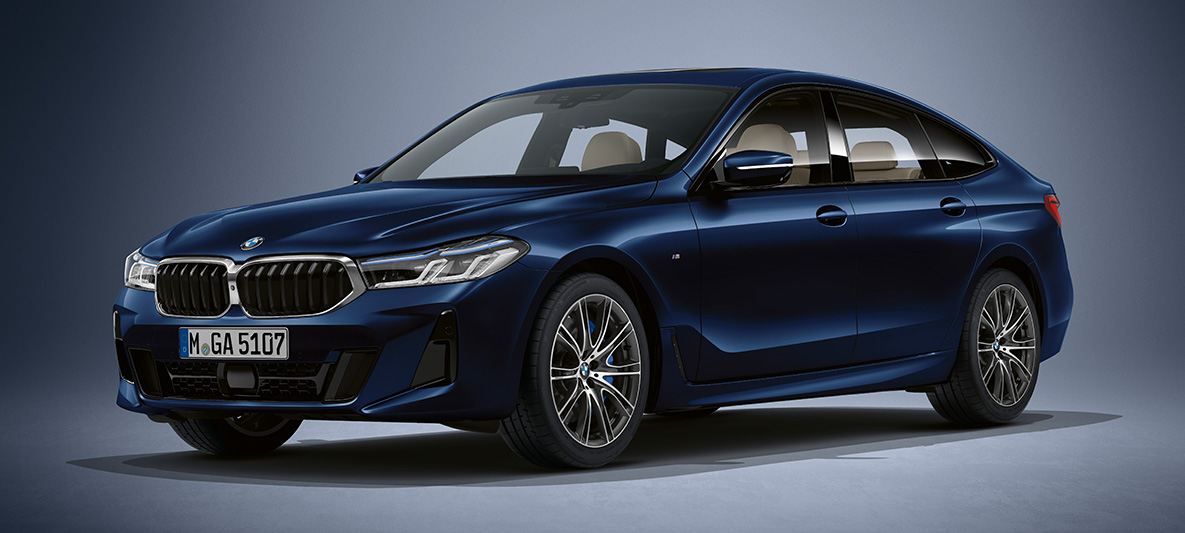 BMW Individual vanjska boja Tansanite Blue metalik BMW serije 6 Gran Turismo G32 2020 BMW Individual vanjska boja Tansanite Blue metalik BMW serije 6 Gran Turismo G32 2020 tročetvrtinski prednji prikaz