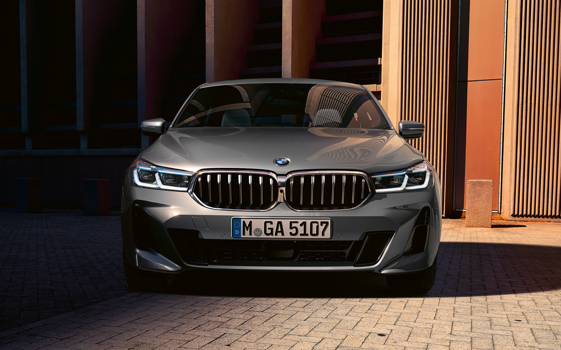 Prednji dio BMW serije 6 Gran Turismo G32 2020 Dizajn prednjeg dijela BMW serije 6 Gran Turismo 640i xDrive G32 2020 Bernina Grey pogled sprijeda
