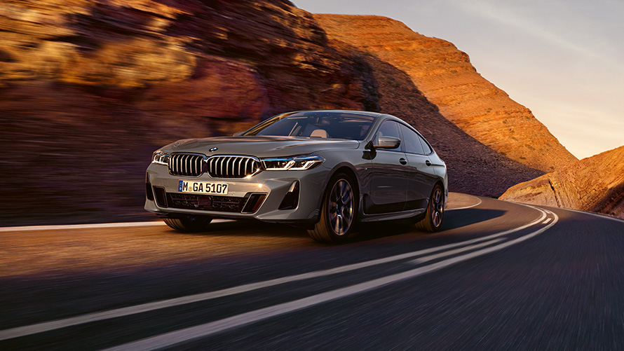 BMW serije 6 Gran Turismo (G32) tročetvrtinski pogled sprijeda u mirovanju BMW serije 6 Gran Turismo (G32) tročetvrtinski pogled sprijeda u mirovanju