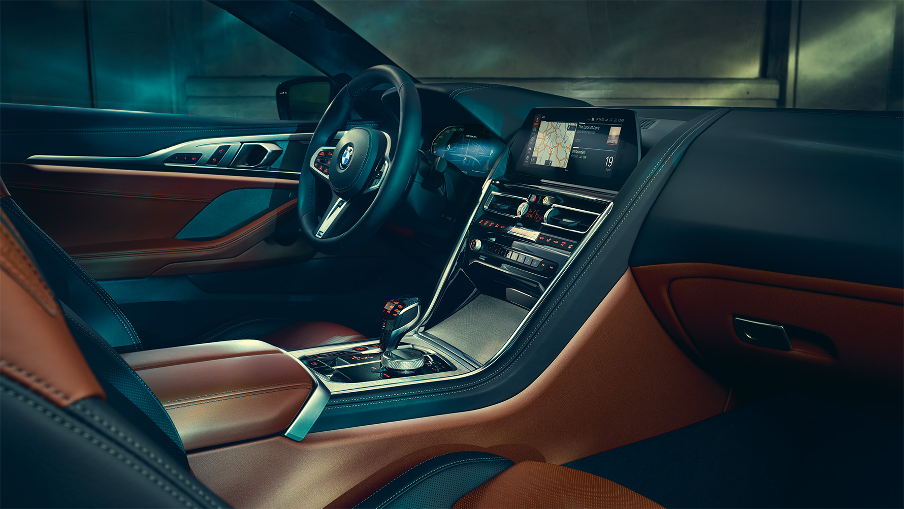 BMW serije 8 Coupé, unutrašnjost Unutrašnjost BMW-a serije 8 Coupé.