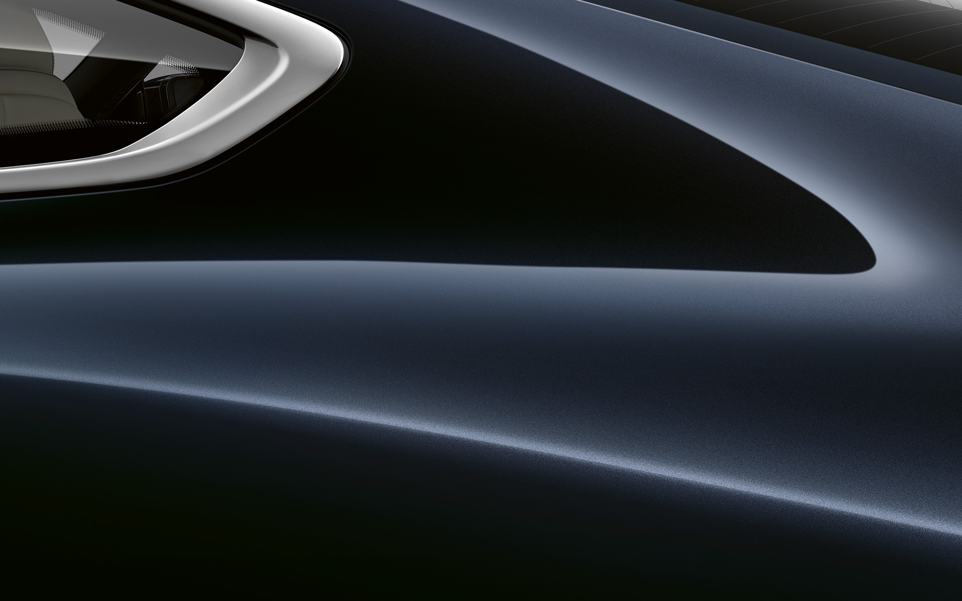 BMW serije 8 Coupé, detaljan prikaz C stupa Detaljan prikaz C stupa BMW-a serije 8 Coupé u Carbon Black metalik boji.