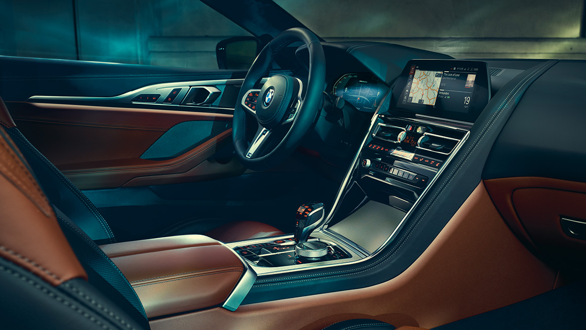 BMW serije 8 Coupé, unutrašnjost. Unutrašnjost BMW-a serije 8 Coupé.