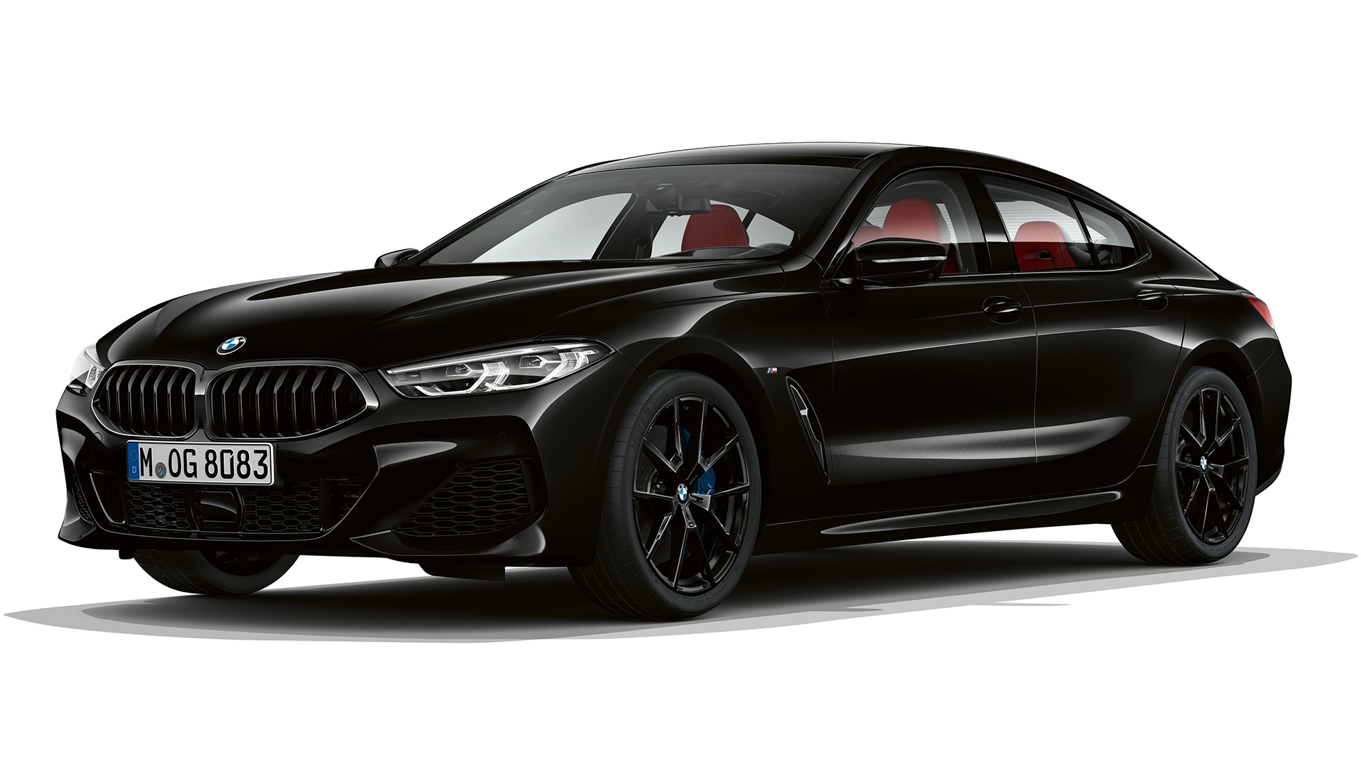 Tročetvrtinski prikaz prednjeg kraja M Sport paketa BMW serije 8 Gran Coupé, tročetvrtinski prikaz prednjeg kraja M Sport paketa