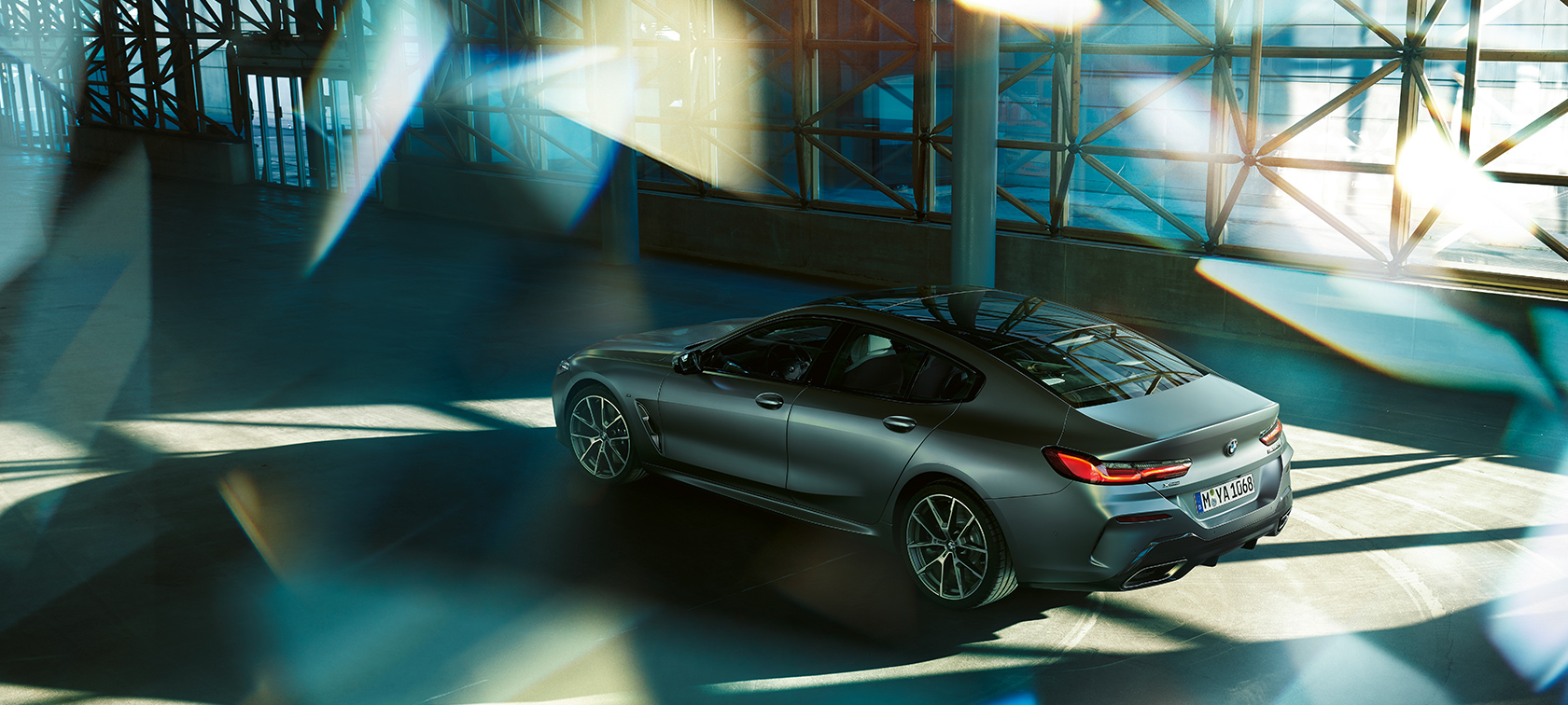 BMW serije 8 Gran Coupé, dizajn, pogled iz zraka BMW serije 8 Gran Coupé, dizajn, informacije, podaci, oprema