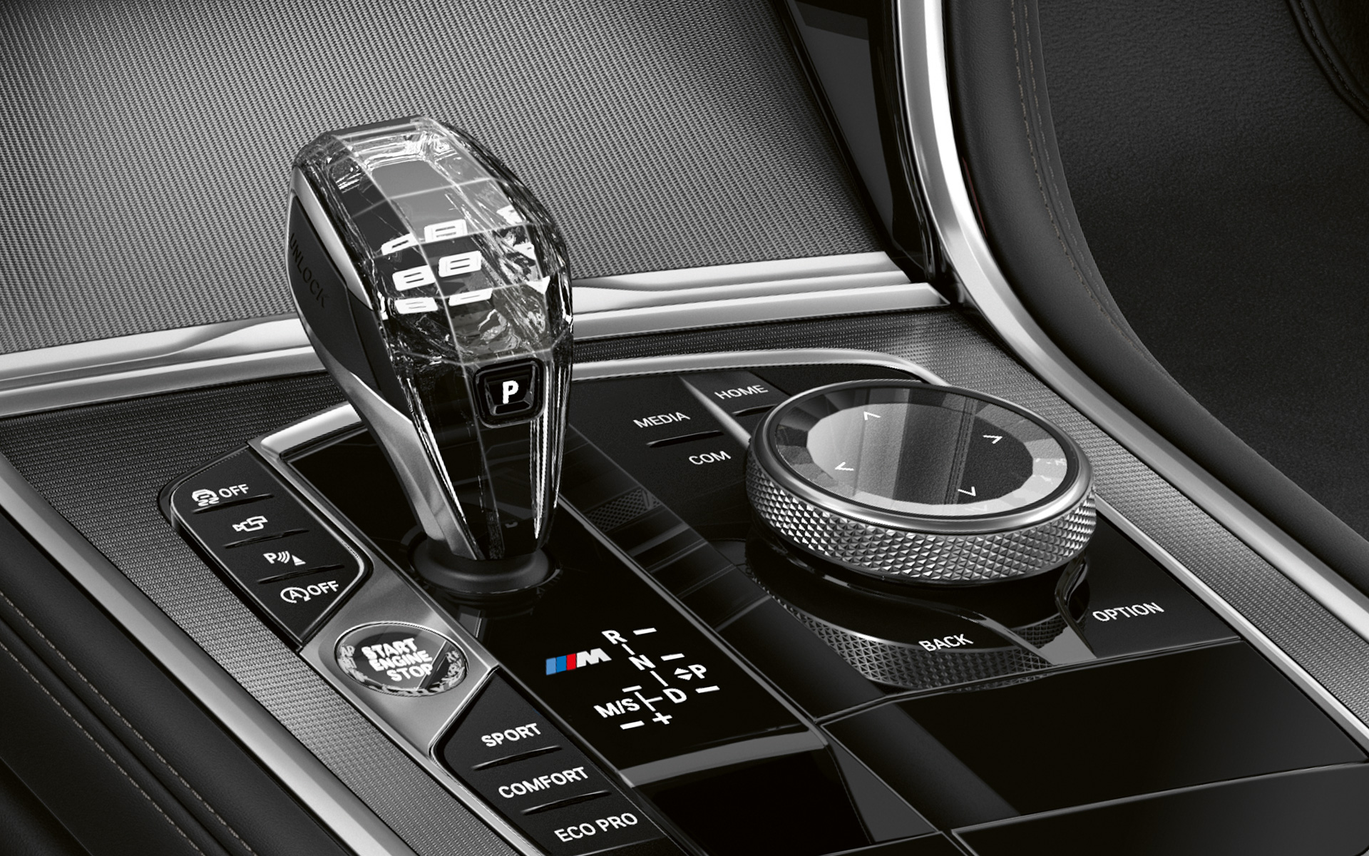 Pure Contrast kokpit BMW serije 8 Gran Coupé, Pure Contrast kokpit