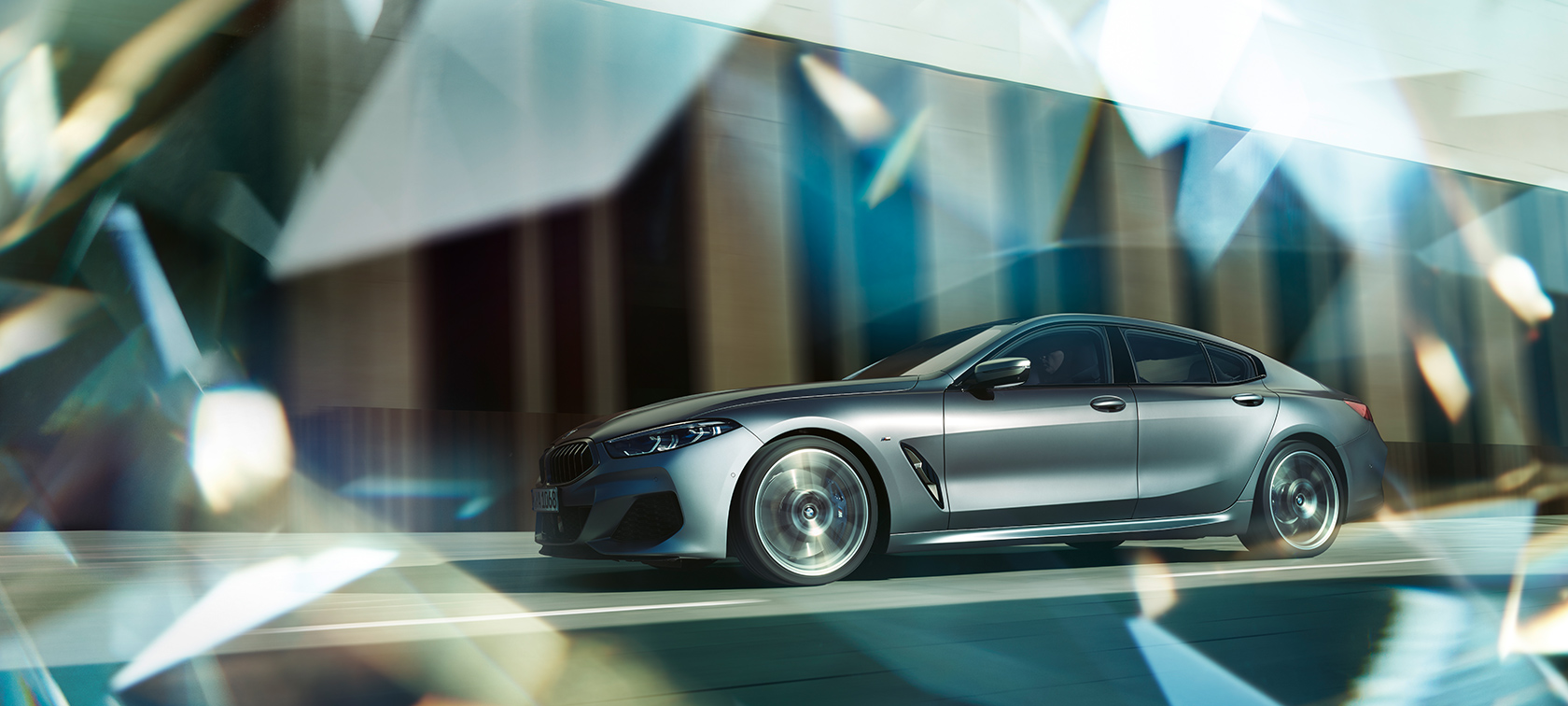 Inspirirajući BMW serije 8 Gran Coupé BMW serije 8 Gran Coupé, bočni prikaz prilikom vožnje, inspirirajuće
