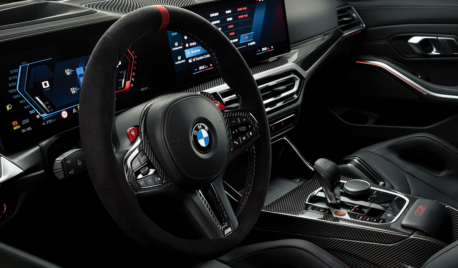 M Kožni upravljač Alcantara BMW M3 CS G80 BMW M3 CS G80 M Kožni upravljač Alcantara