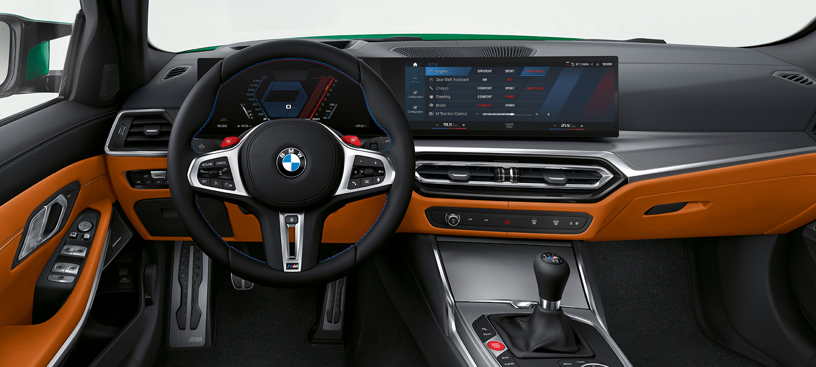 BMW M3 CS G80 kokpit BMW M3 CS G80 kokpit unutrašnjost