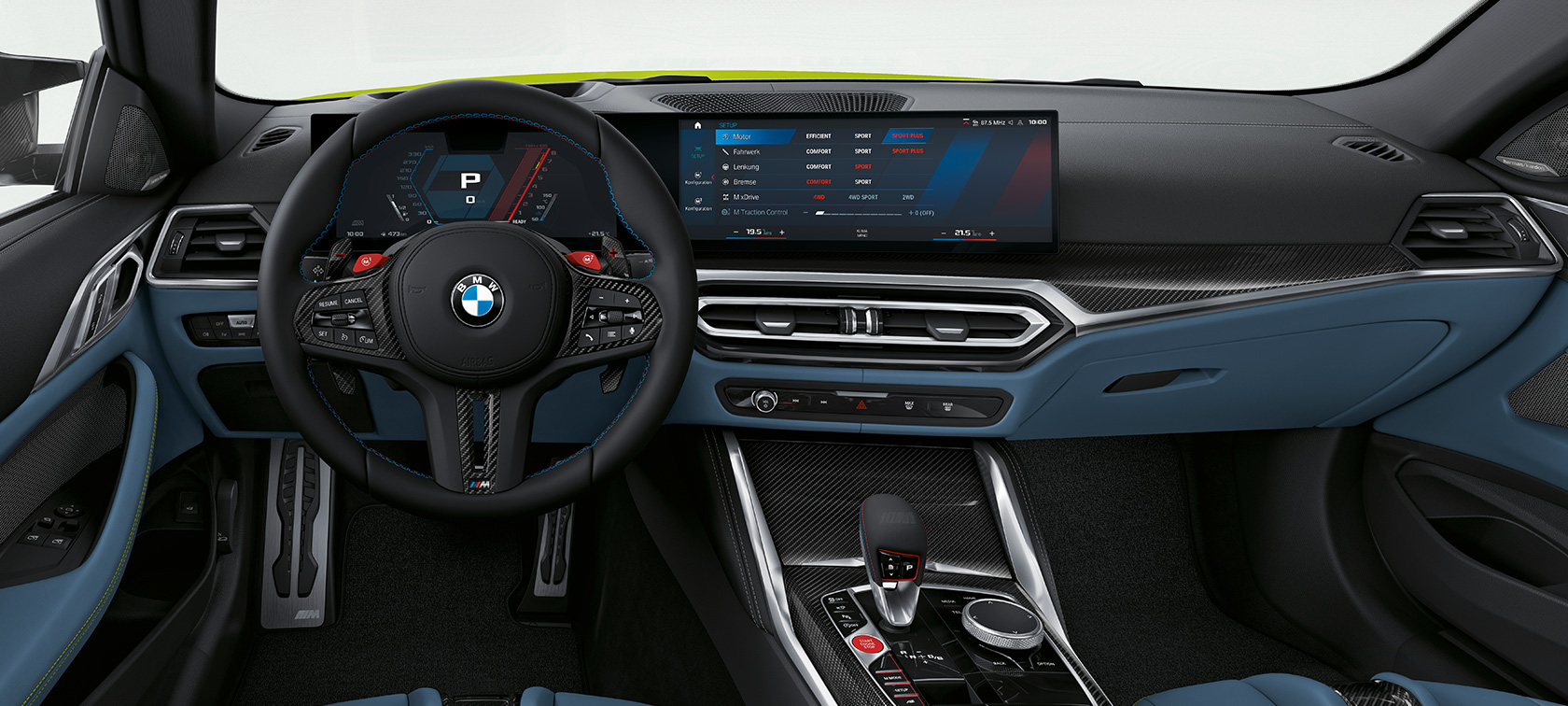 BMW M4 Coupé G82 2020 kokpit BMW M4 Coupé G82 2020 kokpit unutrašnjost