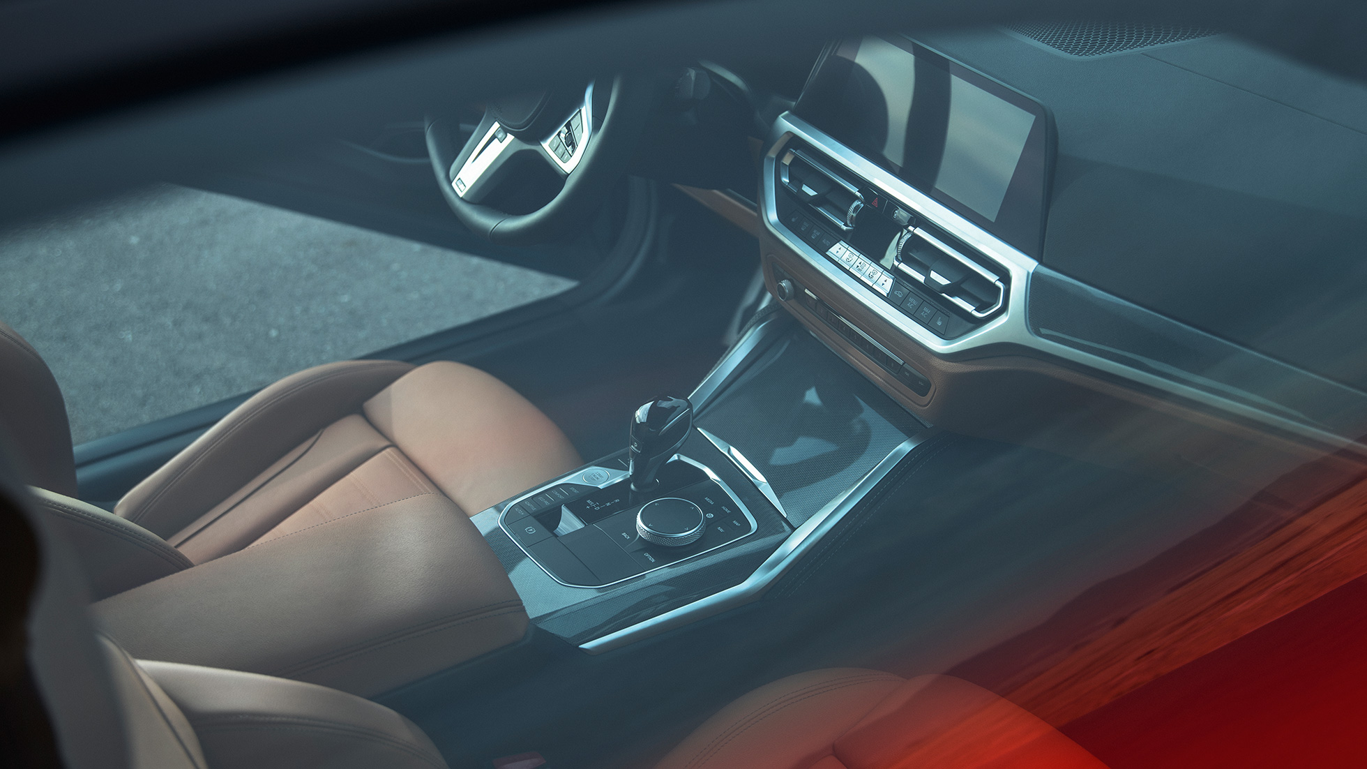 Kokpit BMW M440i xDrive Coupé G22 2020 BMW M440i xDrive Coupé Arctic Race Blue metalik G22 2020 unutrašnjost kokpit