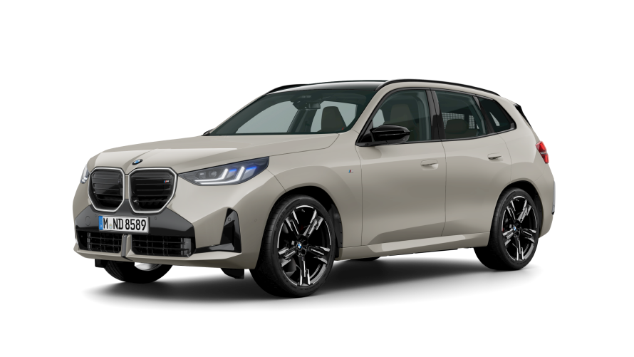BMW M serije BMW X3 M G45 tročetvrtinski pogled s boka BMW M serije BMW X3 M G45 tročetvrtinski pogled s boka