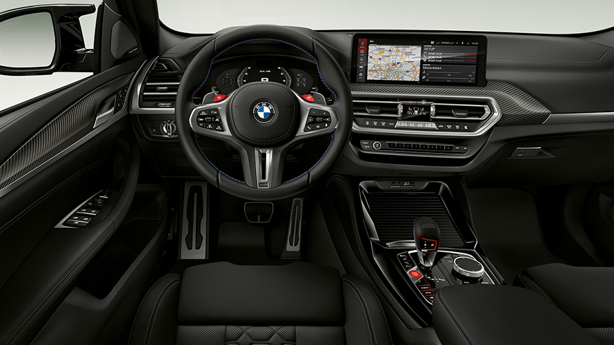 BMW X4 M Competition F98 LCI 2021 kokpit BMW X4 M Competition F98 LCI Facelift 2021 kokpit unutrašnjost