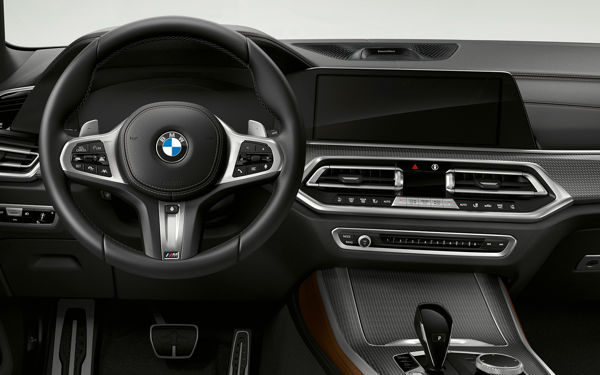 M kožni upravljač BMW X5 M50i G05 2018 SUV kokpit