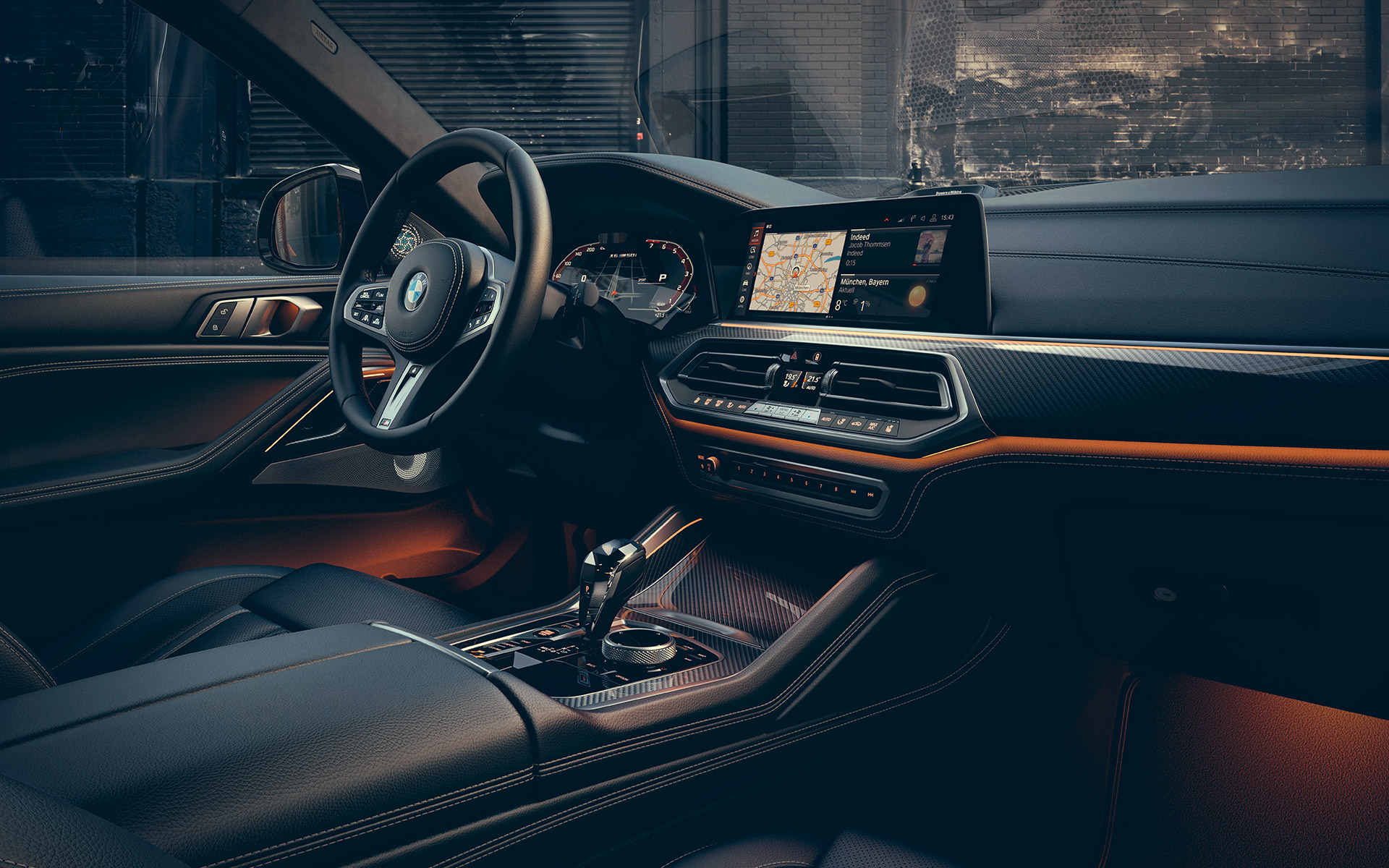 BMW X6 M50i kokpit orijentiran prema vozaču G06 2018 SUV