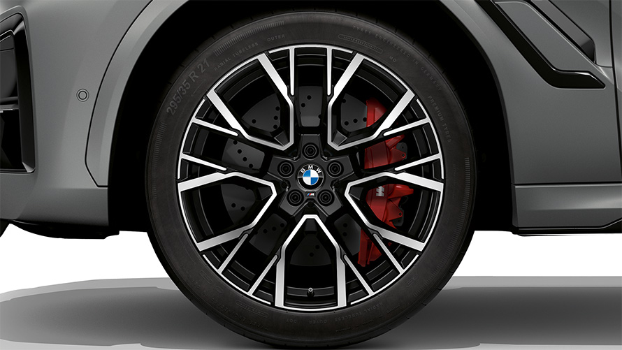 BMW X6 M Competition F96 2023 21"/22" M naplatci od lakih legura star spoke 818 M black