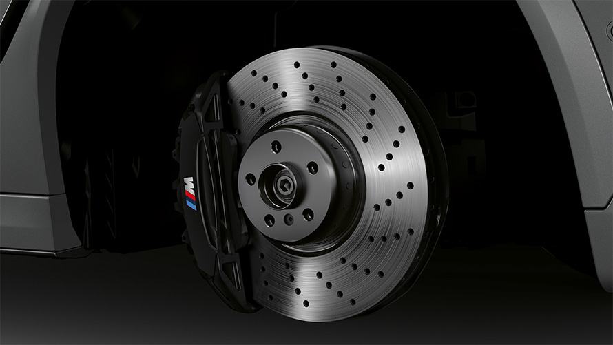 BMW X6 M Competition F96 2023 M Compound kočnica crvena visoki sjaj