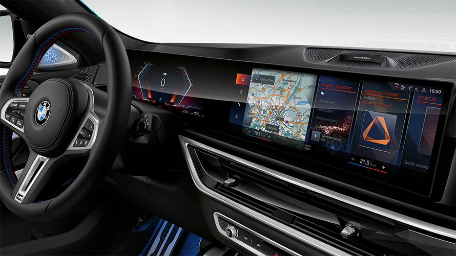 BMW X6 M60i xDrive G06 MP krupni plan kokpit