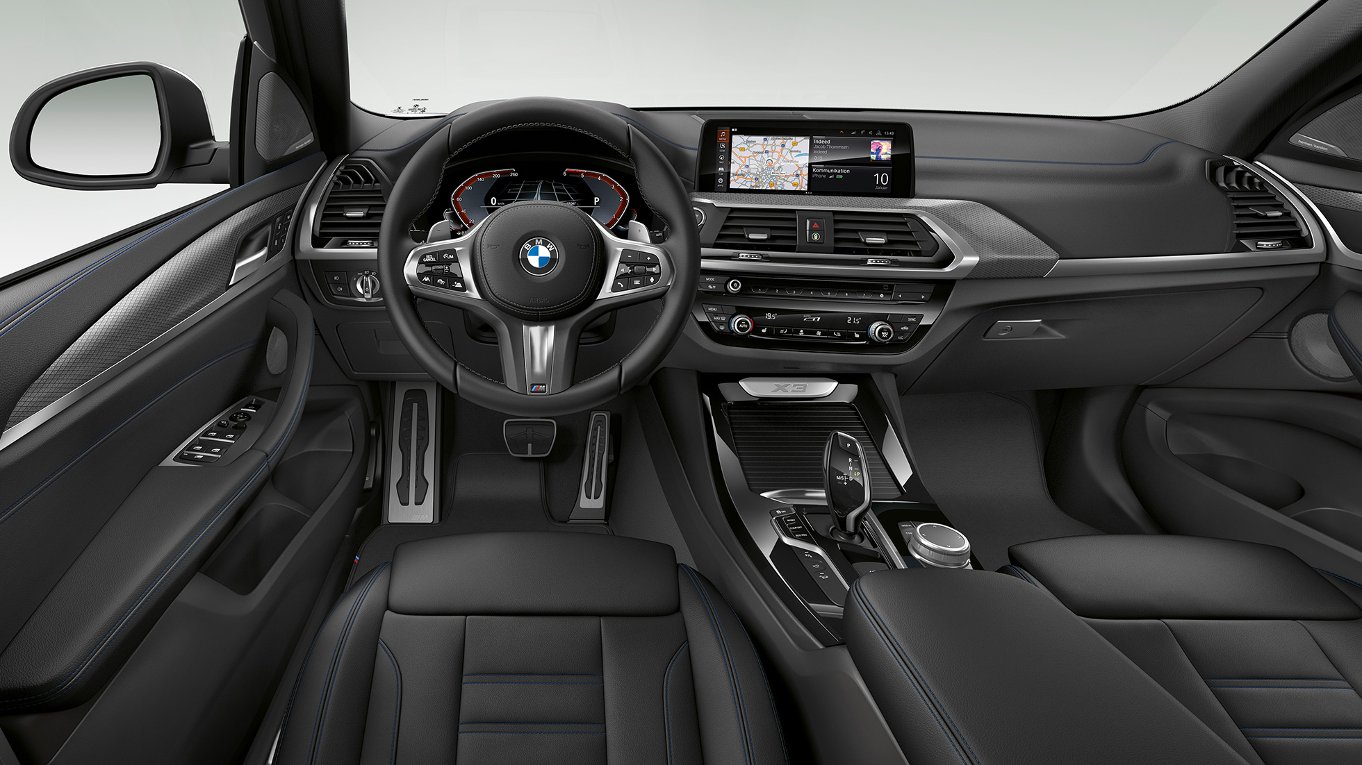 BMW X3 M40i, Model M Sport, unutrašnjost BMW X3 M40i, Model M Sport, unutrašnjost