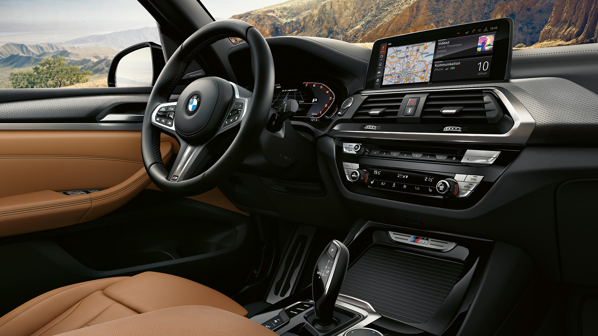 BMW X3 M40i, upravljač i kontrolna ploča BMW X3 M40i, upravljač i kontrolna ploča